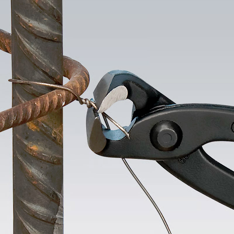 Cleste KNIPEX cu parghie mare, pentru constructori/tamplari/dulgheri/cuie, 220 mm, 335 g
