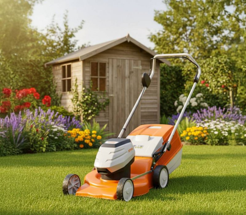Masina electrica de tuns iarba compatibila cu acumulatori 36V, 46cm, SOLO, sistem AK, Stihl tip RMA248.0