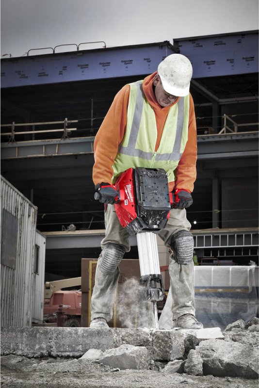 Ciocan demolator cu acumulatori Milwaukee MXF MXF DH2528H-802, HEX, 72V 2x8.0Ah, 64J, 24.8 kg