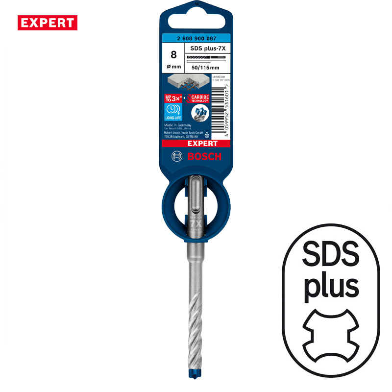 Burghiu Bosch EXPERT SDS-Plus-7X, 8 x 50 x 115 mm