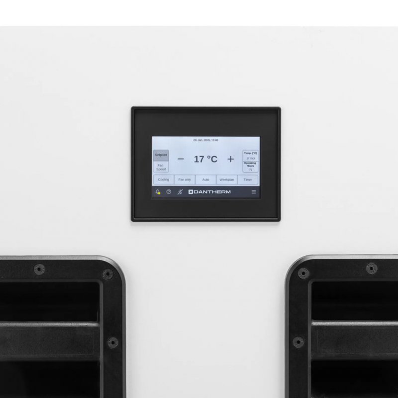 Aparat de aer conditionat portabil Dantherm AC 15000, 18 kW, 3.450m³/h, doua unitati exterioare