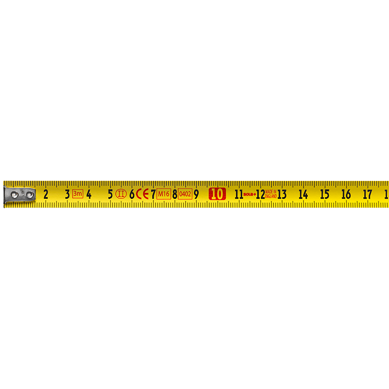 Ruleta SOLA cu fereastra de citire pentru masuratori din colt, VIDEOFLEX VF3, 3m