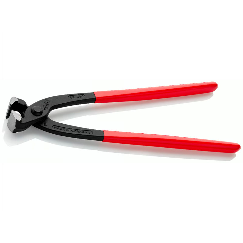 Cleste KNIPEX cu parghie mare, pentru constructori/tamplari/dulgheri/cuie, 280 mm, 490 g