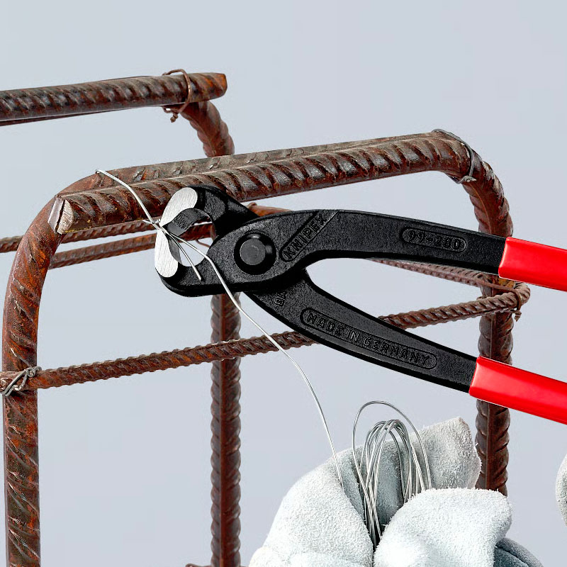 Cleste KNIPEX cu parghie mare, pentru constructori/tamplari/dulgheri/cuie, 280 mm, 507 g, in blister