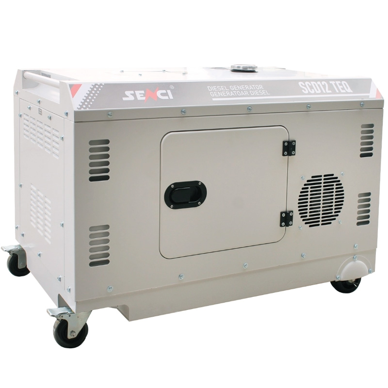 Generator de curent trifazat, insonorizat, pornire electrica, 12.5 kVA, SENCI SCD12 TEQ