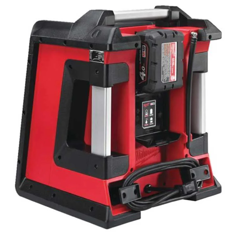 Radio santier cu dubla alimentare 220 V/18V, incarcator incorporat, SOLO, Milwaukee M18 RC-0