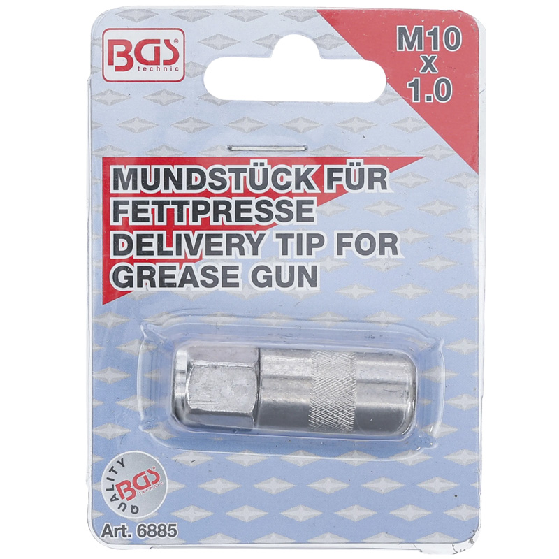 Cap pentru pistoalele de gresat, filet M10, BGS