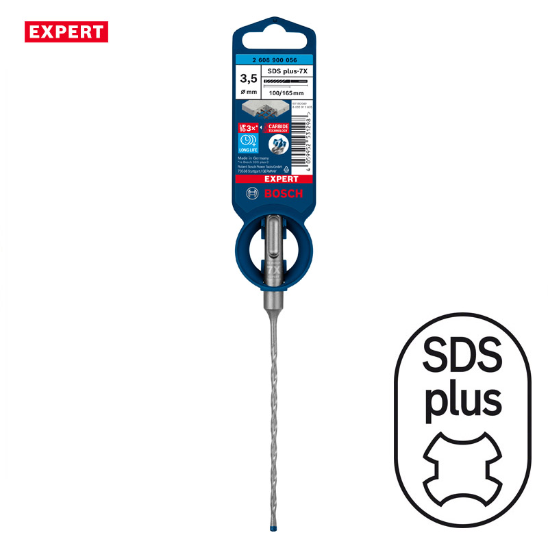 Burghiu Bosch EXPERT SDS-Plus-7X, 3.5 x 100 x 165 mm