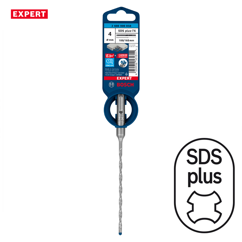 Burghiu Bosch EXPERT SDS-Plus-7X, 4 x 100 x 165 mm