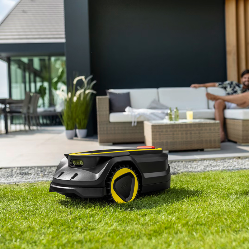 Robot de tuns gazon Karcher RCX4, technologie GPS cu antena, fara fir, 1500mp, conexiune Bluetooth