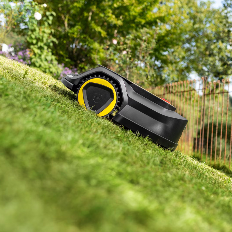 Robot de tuns gazon Karcher RCX6, technologie GPS cu antena, fara fir, 3000mp, conexiune Bluetooth