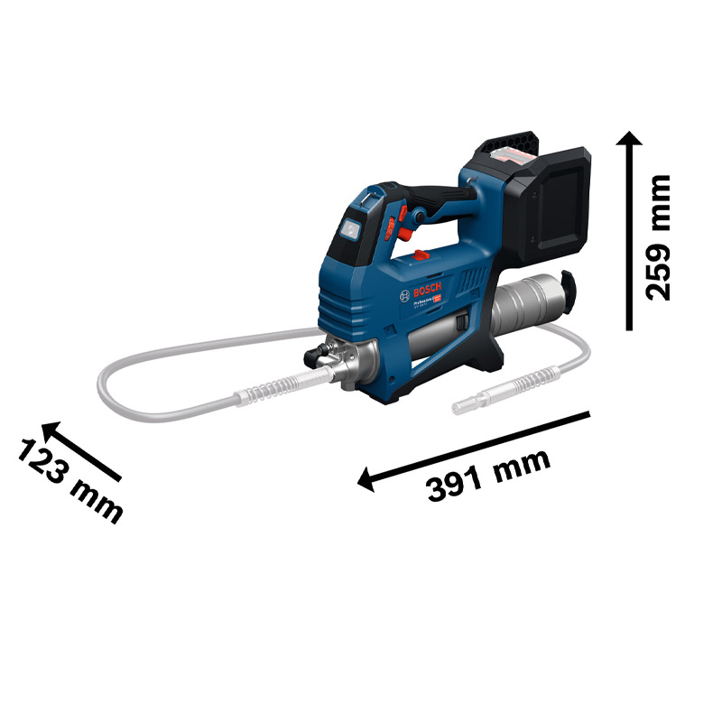 Pistol pentru gresat BOSCH, cu acumulatori 18 V, 690 bar, SOLO, PRO GFP 18V-10