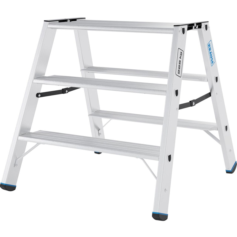 Scara dubla 2x3 trepte Krause STABILO 135 XL, platforma 300x600mm, sarcina 225 kg