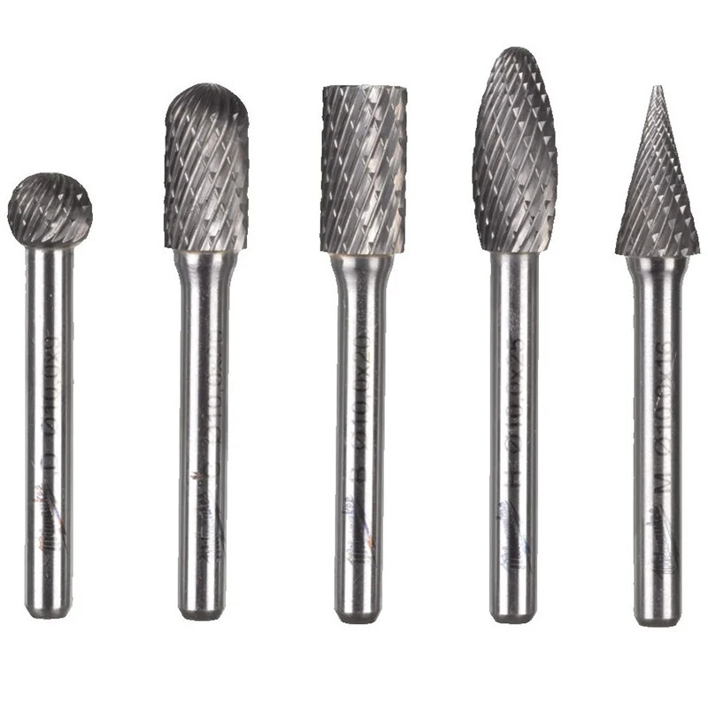 Set 5 freze carbura pentru metale 6 x 10 mm, Milwaukee
