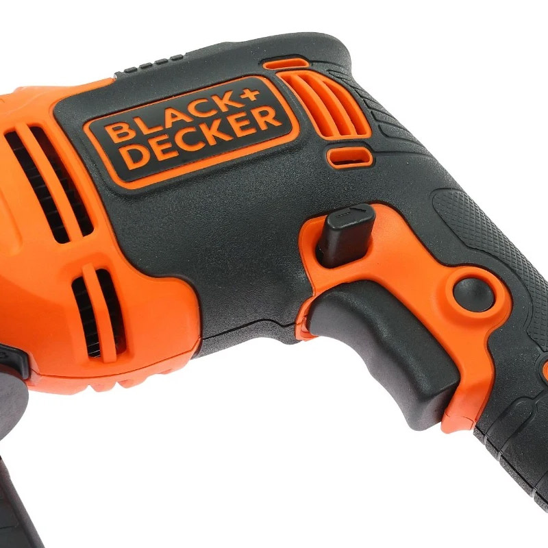 Masina de gaurit cu percutie Black&Decker BEH550A40K-QS, 500W, cu accesorii