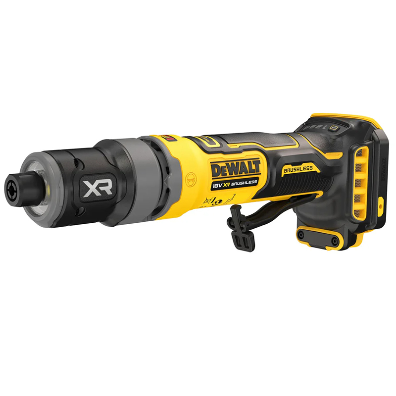 Polizor drept (biax) cu acumulator Li-Ion XR 18V, bucsa de prindere 6 mm, DeWALT DCG420N-XJ