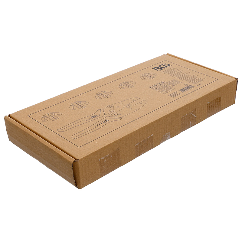 Organizator pentru carucior BGS, cleste sertizare cu 5 bacuri, 1/3 sertar
