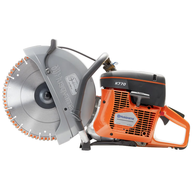 Debitator cu motor pe benzina Husqvarna K770, 5.3 CP, disc 350 mm