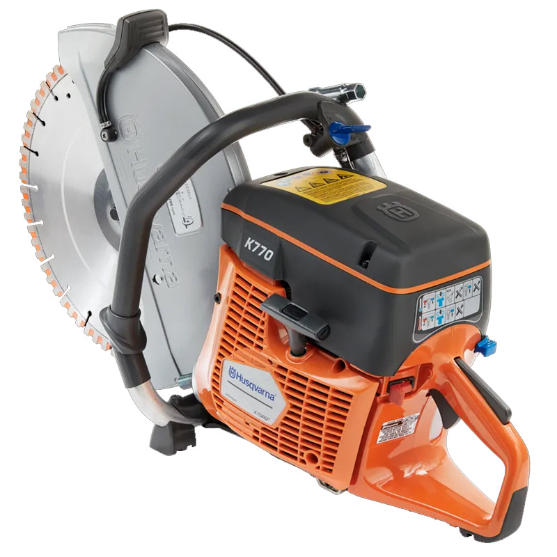 Debitator cu motor pe benzina Husqvarna K770, 5.3 CP, disc 350 mm