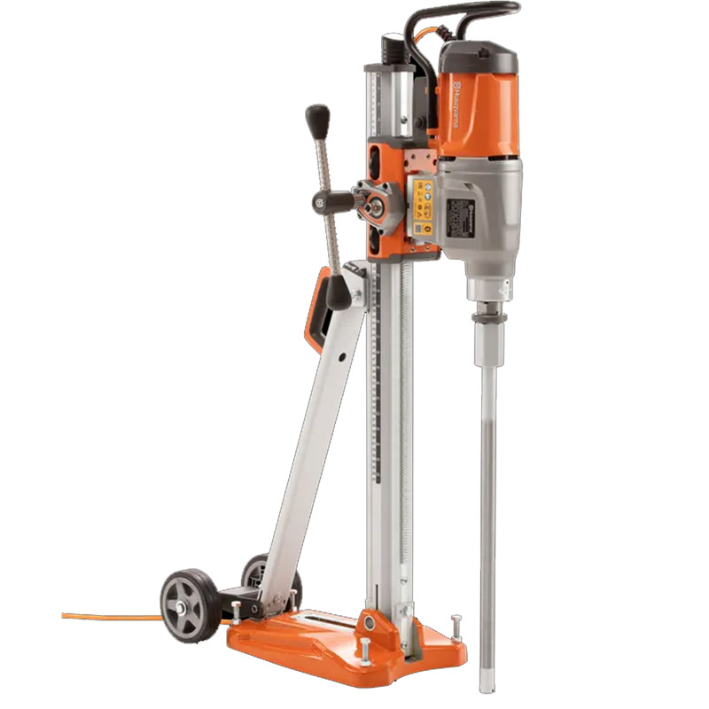 Masina de gaurit Husqvarna DM 370, stand DS 250 si carota diamantata 102mm