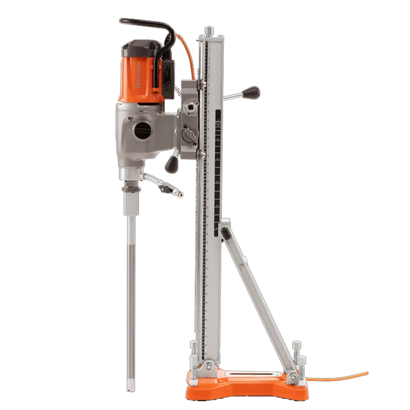 Masina de gaurit Husqvarna DM 370, stand DS 250 si carota diamantata 102mm