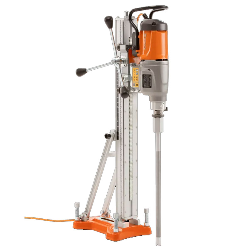 Masina de gaurit Husqvarna DM 370, stand DS 250 si carota diamantata 102mm