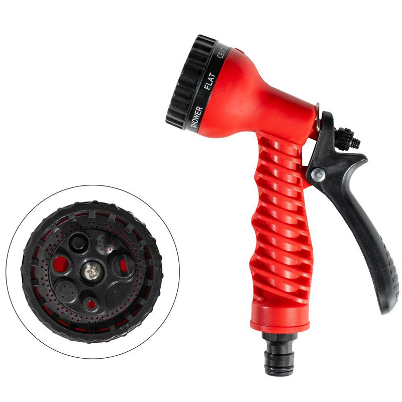 Furtun extensibil 5-15m cu cuple si pistol rotativ cu 7 functii