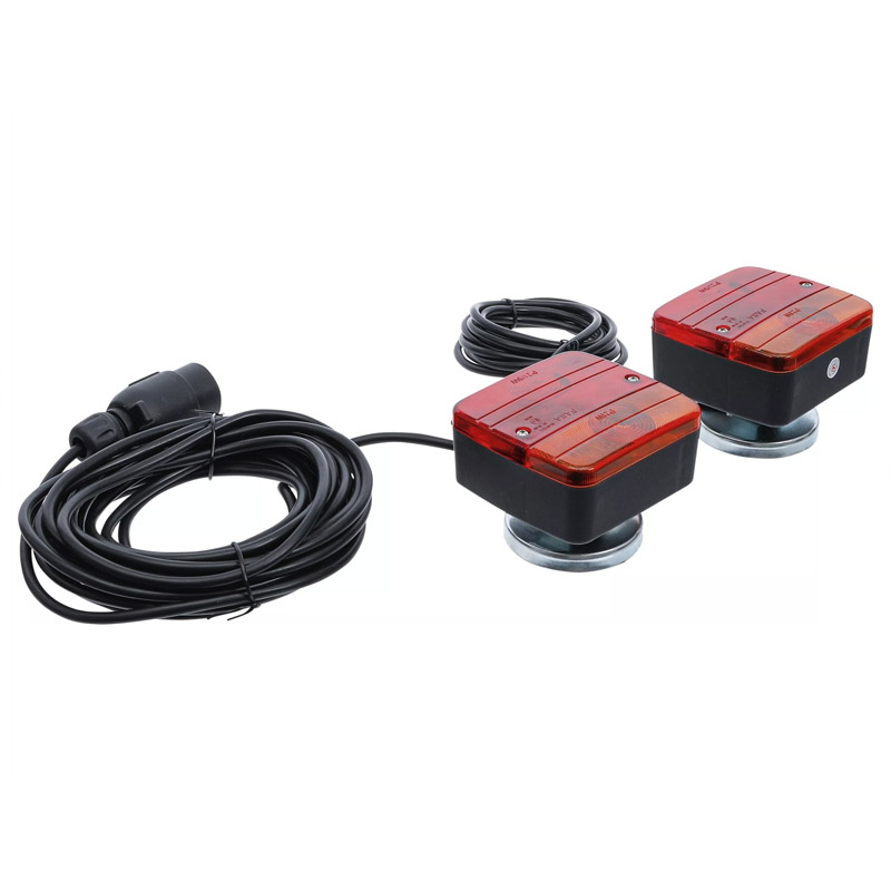 Set 2 lampi BGS pentru remorca, cu suport magnetic