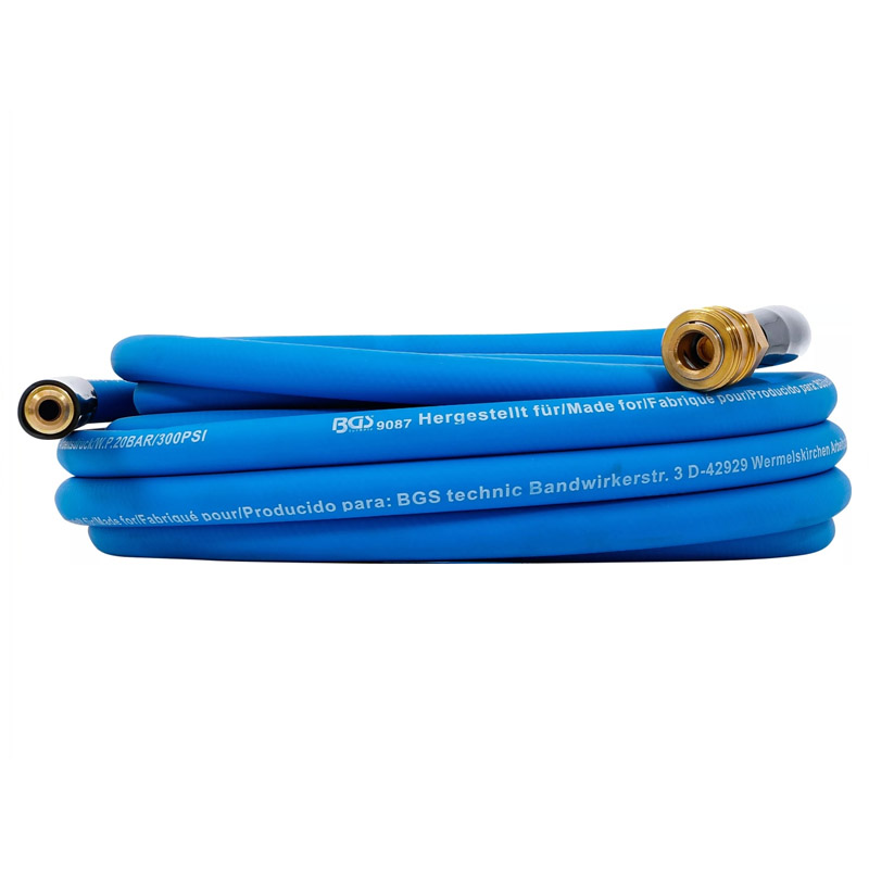 Furtun de aer comprimat BGS 10 m, 20 bar, PVC