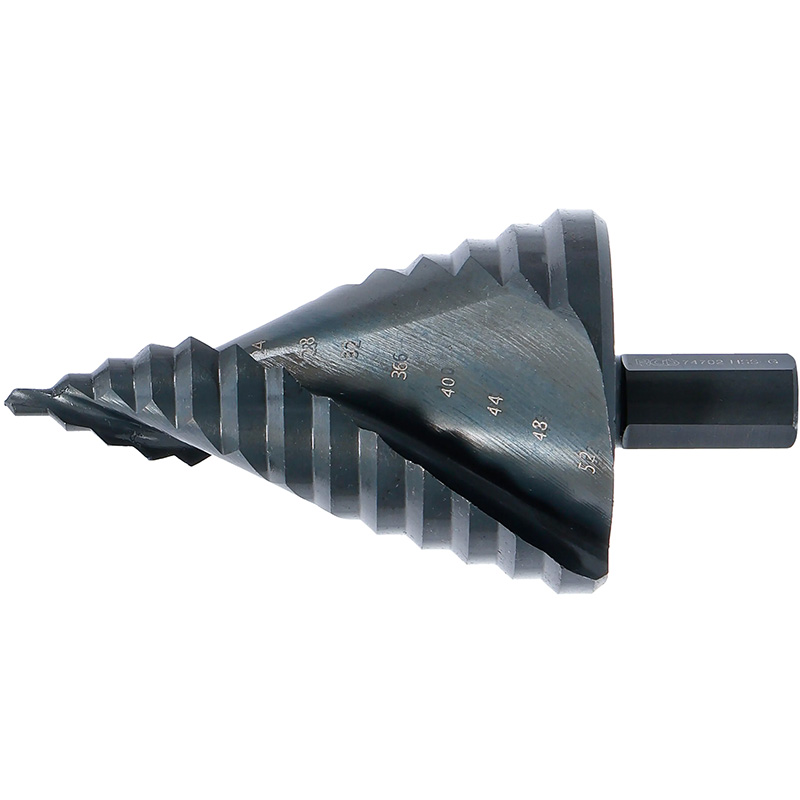 Burghiu conic in trepte Ti-AIN, 4 - 52 mm, BGS 74702