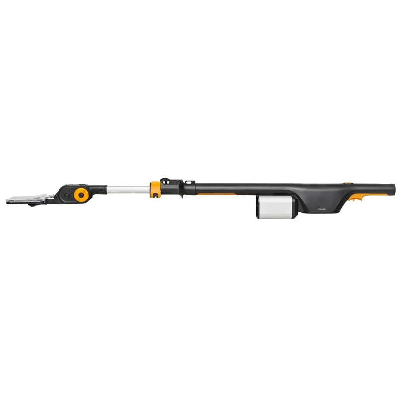 Foarfeca telescopica pentru taiat ramuri/crengi cu acumulator Fiskars eTREE PRUNER, 2x 12V 4.0 Ah Li-ion, capacitate de taiere 32 mm, 250 - 400 cm, SOLO