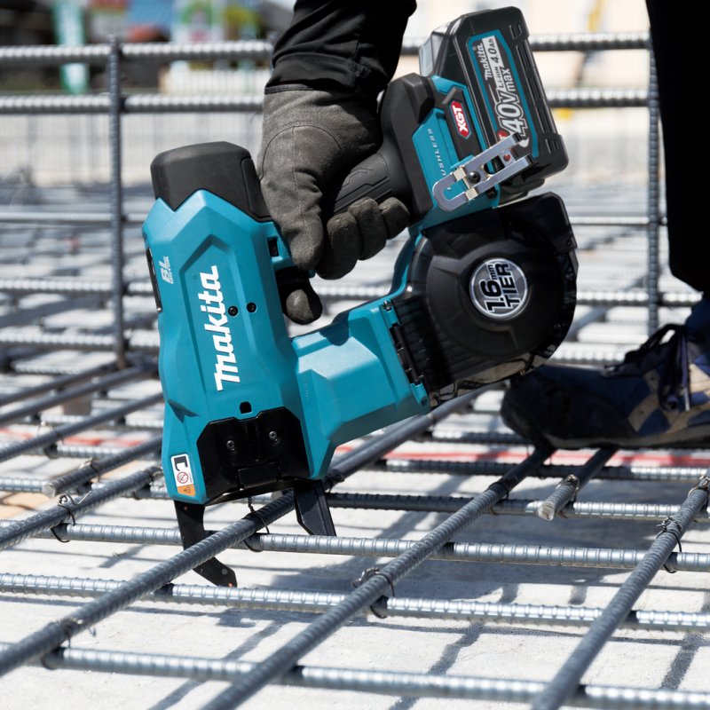 Masina de legat fier-beton Makita, 40V XGT, SOLO, sarma 1.6mm, TR001GZ