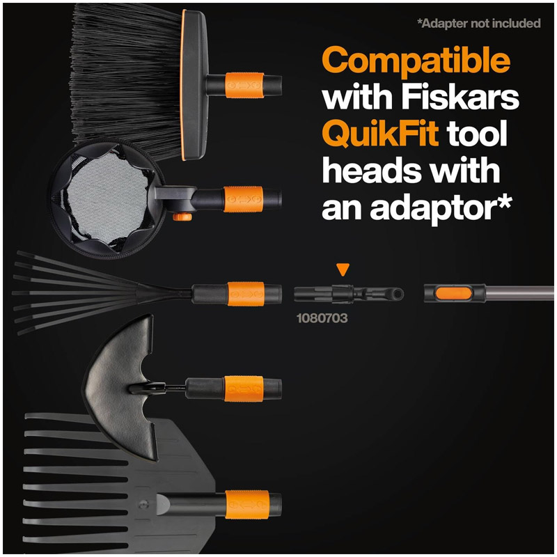 Coada telescopica Fiskars ONECLICK, marime 