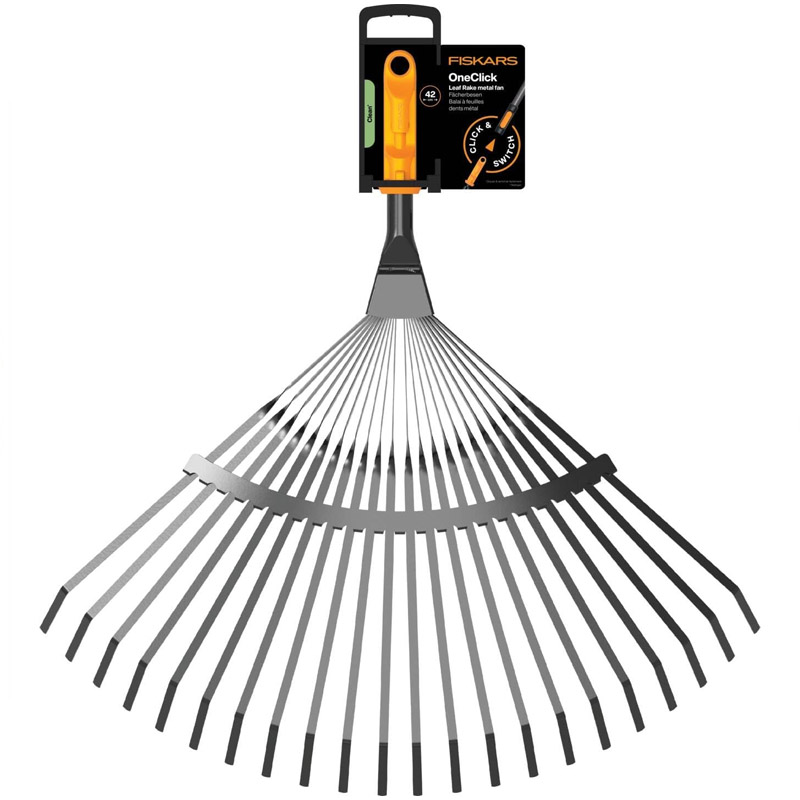 Grebla pentru frunze Fiskars OneClick 42 cm, marime 