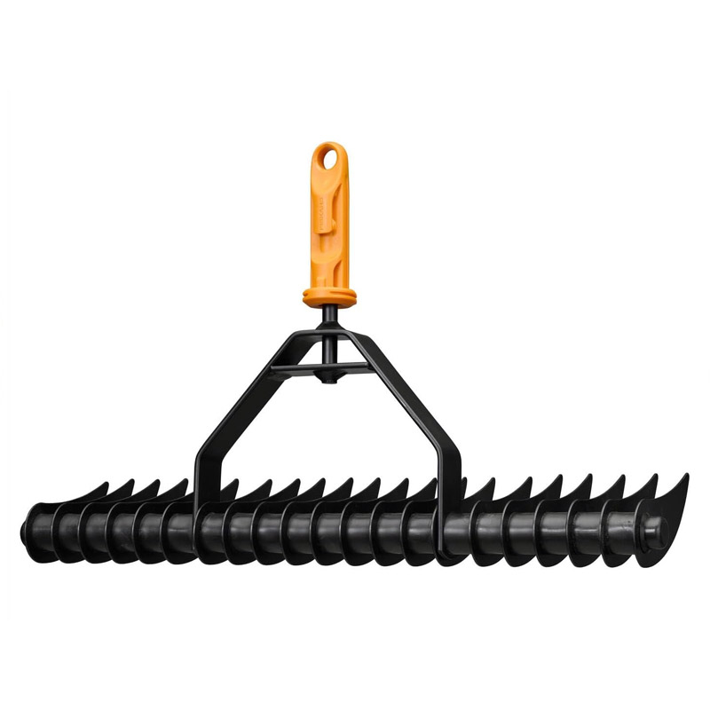 Grebla pentru aerat gazon Fiskars OneClick 36 cm, marime 