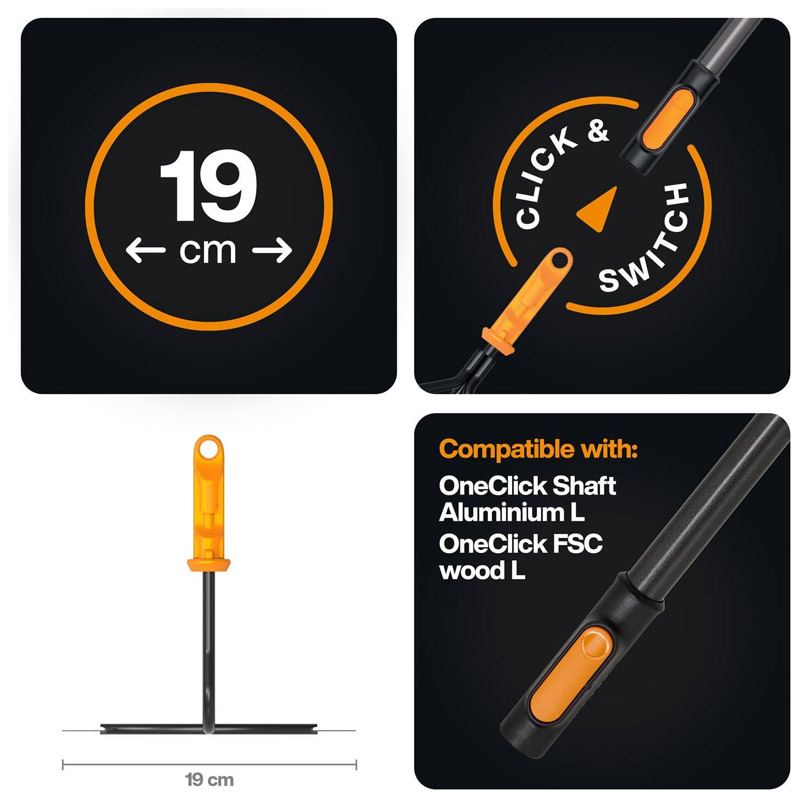 Sapaliga Fiskars OneClick fara coada, 19 cm