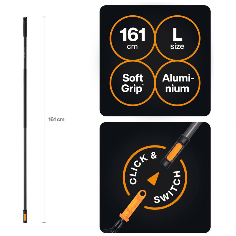 Coada pentru unelte Fiskars OneClick 161 cm, marime 