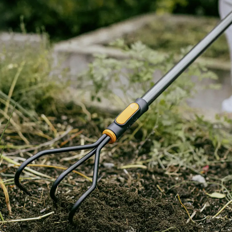 Cultivator Fiskars OneClick fara coada, 13 cm