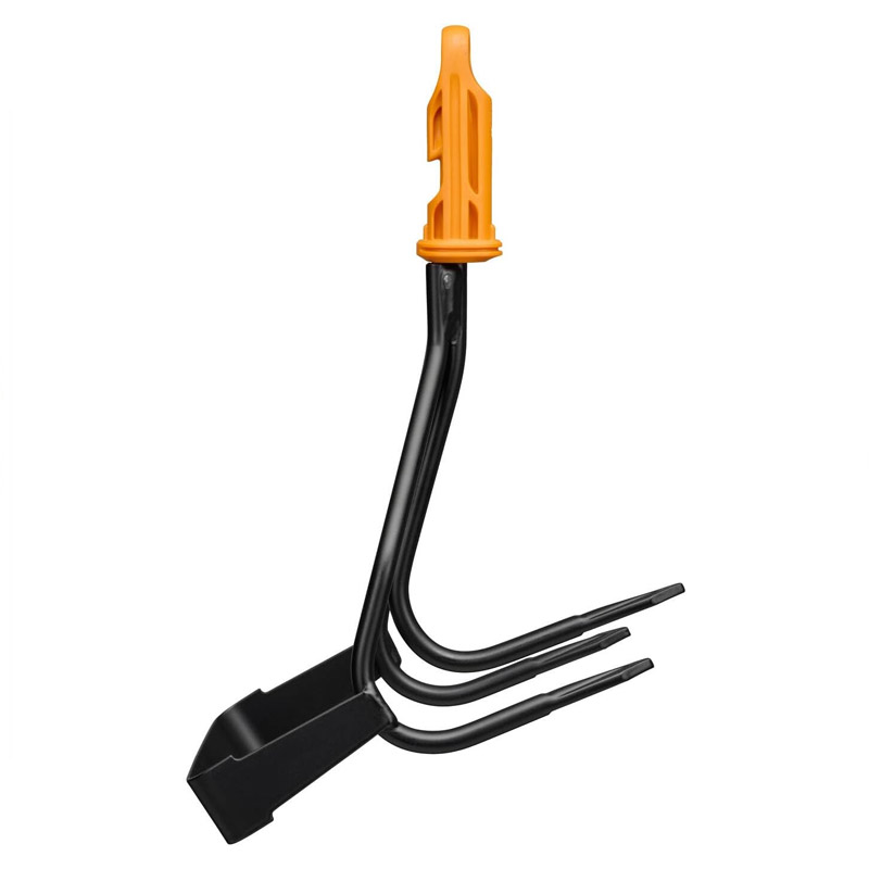 Cultivator cu racleta Fiskars OneClick fara coada, 13.2 cm