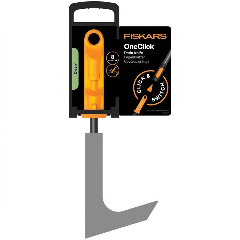 Cutit pentru curatare rosturi Fiskars OneClick fara coada, 7.7 cm