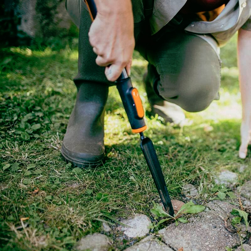 Extractor (cutit) pentru buruieni Fiskars OneClick, fara coada, 28.8 cm