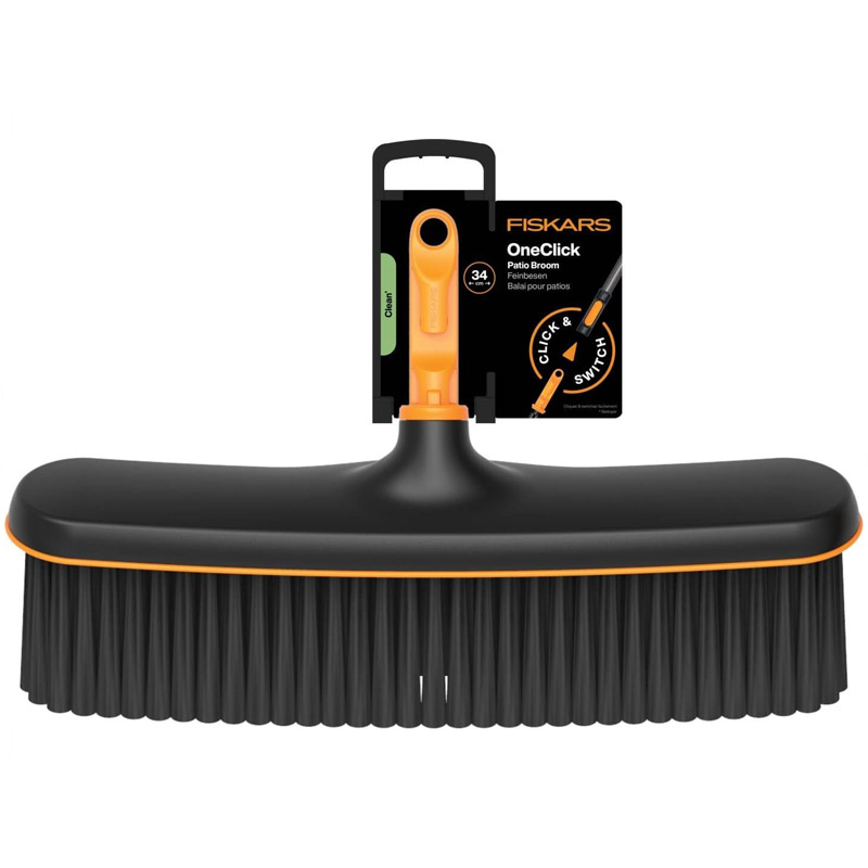 Matura de exterior universala Fiskars OneClick, fara coada, 34.3 cm