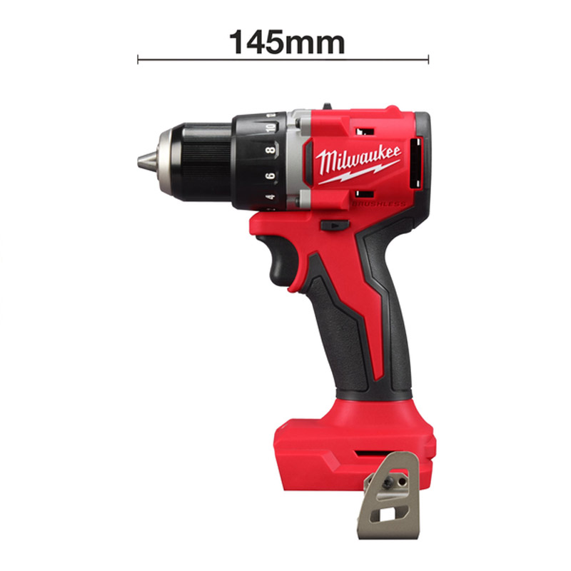 Masina de gaurit/insurubat compacta 18V MILWAUKEE M18 BLDDRC-0, 61 Nm, SOLO, cutie carton