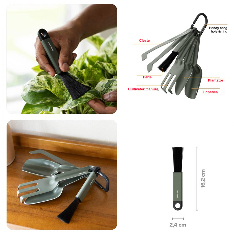  Set 5 unelte pentru plantat si cultivat Fiskars
