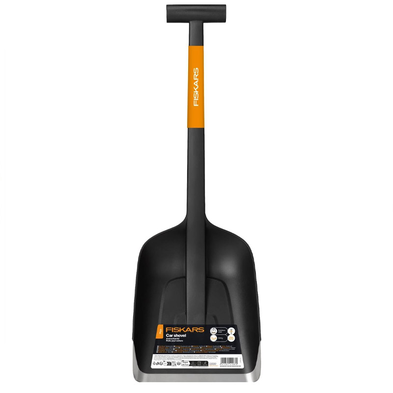 Lopata auto compacta pentru zapada Fiskars, maner 