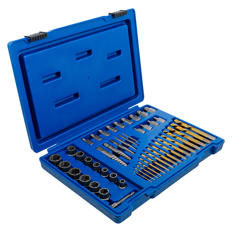 Set extractoare si burghie, 49 piese