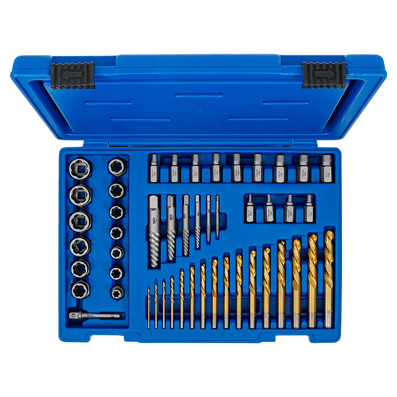 Set extractoare si burghie, 49 piese