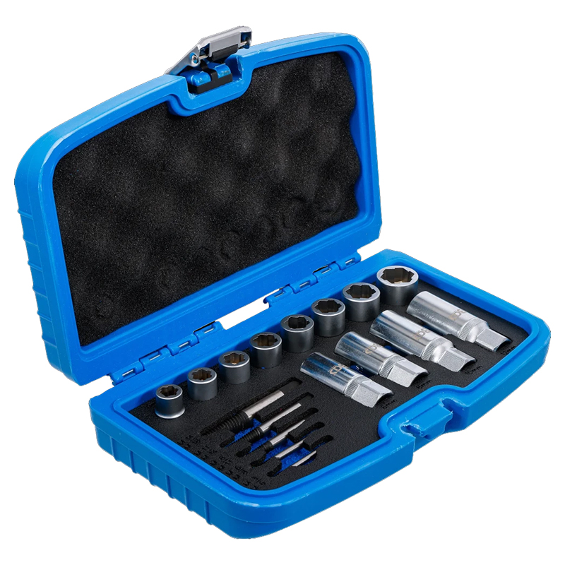Set extractoare suruburi si prezoane, 17 piese