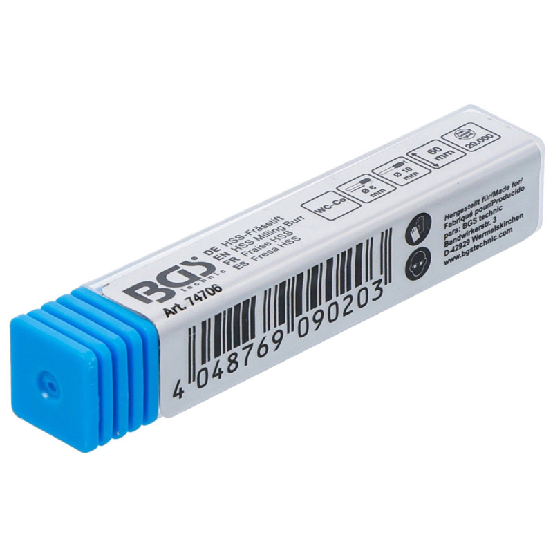 FREZA CILINDRICA CU CAP SFERIC, 60mm, COADA 6mm * BG-74706