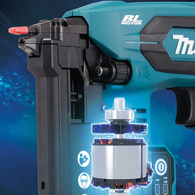 Pistol MAKITA pentru capse, cu acumulatori 18V LiIon LXT, capse 9.5 - 38 mm, SOLO, DST630Z